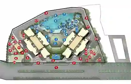 Raymond Realty Thane Map typical plan